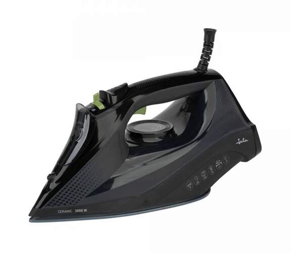 Plancha Jata JEPL2401 - 3000 W, Cer&aacute;mica, 220 gr/min, Negro