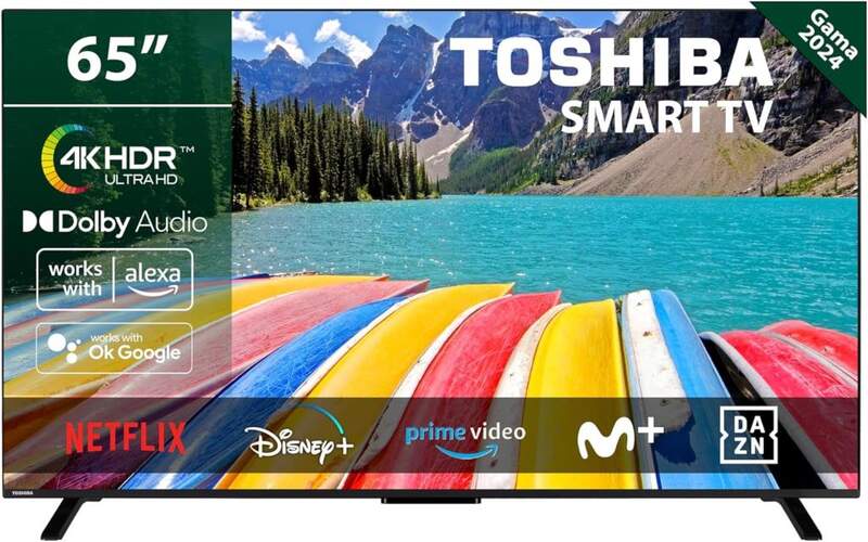 TV 65" Toshiba 65UV2363DG - 4K Ultra HD, Smart TV