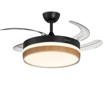 VENTILADOR TECHO RET ARTICA AVTECHR72NM NGR MD 72W