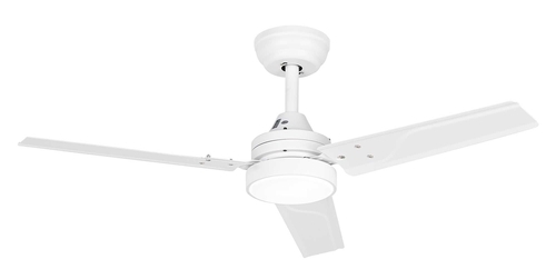 Ventilador De Techo Jata JVTE4233 - Luz LED, Temporizador, 106 cm, 3 Aspas, Blanco