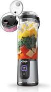 Batidora de vaso Ninja BC151UKBK - 5V, port&aacute;til con carga USB, 530 ml capacidad, 6 cuchillas