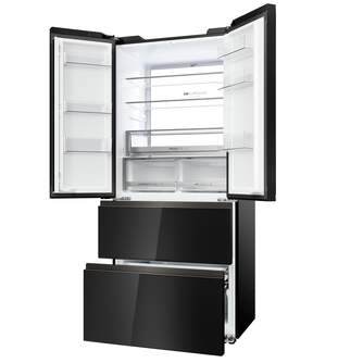FRI. HAIER HFKR7819DNGB 190x83 4P NF CRISTAL NEGRO