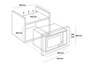 MICR. TEKA MWE204 FI INOX 20L GRILL CON MARCO EXC