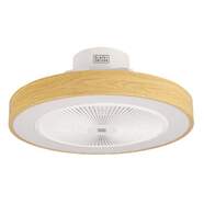 Ventilador de techo Black & Decker BXEFC60E - Motor DC de 25 W, 49 cm diametro, 6 velocidades