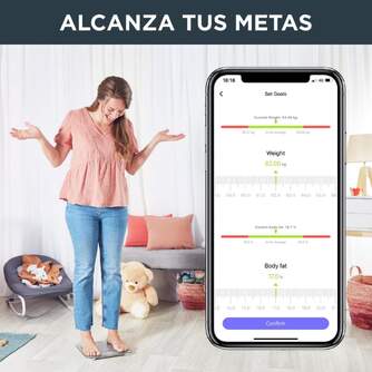 BASCULA ROWENTA BR9600 CONECTADA APP 10 MEDICIONES