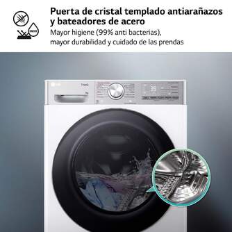 LVD. LG F4WR9009A2W 9K 1400R BCA STEAM  WIFI