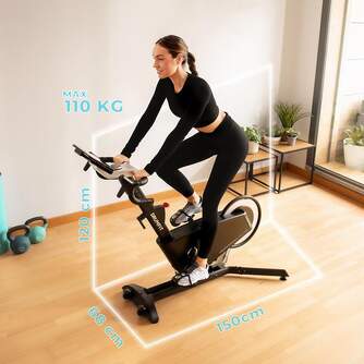 BICICLETA INDOOR CECOTEC DRUMFIT PROFESSIONAL INCL