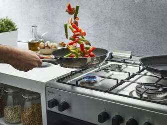 COCI. FLAMA 8261FL 4F 60x60 BUT INOX HORNO ELECTRI