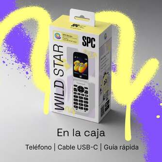SENIORPHONE SPC WILD STAR CONCHA SUPERNOVA 4G