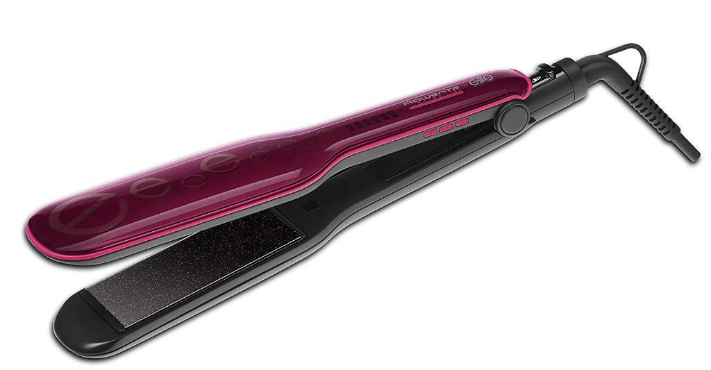 Plancha Rowenta SF4112FO - 6 Ajustes 130-230ºC, Queratina y turmalina