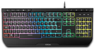 TECLADO RATON AURICULAR ALF. KROM KIT KENYA GAMING