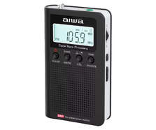 Radio port&aacute;til AIWA RSD-45BK Negro - Radio AM/FM, altavoz, pantalla LCD, reloj y alarma, auriculares