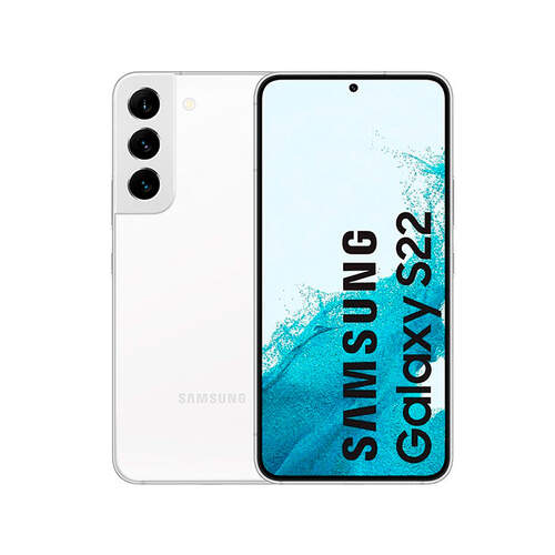 Samsung Galaxy S22 5G 8/128GB Blanco - 6.1" FHD+ 120Hz, 50-12-10/10MPx, 3700mAh