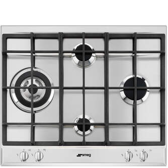 ENCIM. SMEG P261XGH 4F GAS 60CM INOX