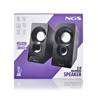 ALTAVOZ NGS PARA PC 12W NEGRO
