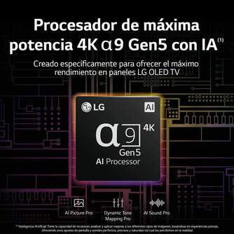 TV LG 65%%%quot; 65G26LA UHD OLED ALFA9 EVO  4KHFR120FPS