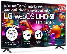 TV LG 65" LED 65UA75006LA - 4K Ultra HD, Smart TV WebOS 25, Dolby Digital 20W, HDR10 y HLG