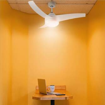 VENTILADOR TECHO U.BLUE MISTRAL 3042 106CM LUZ