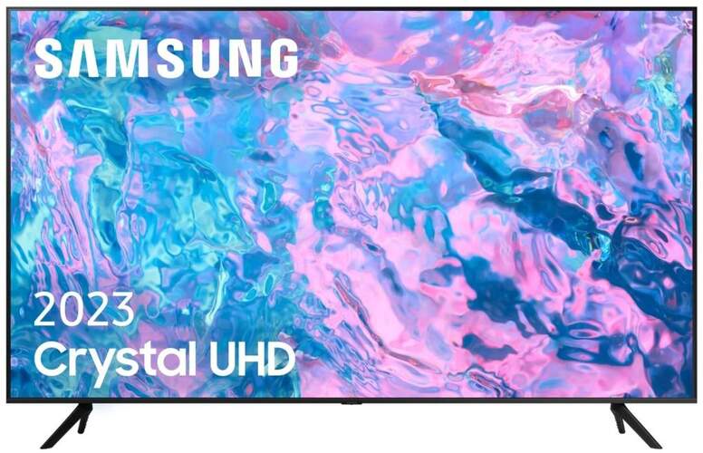 TV 55" Samsung TU55CU7175 Crystal - 4K, Smart TV, PurColor, Contrast Enhancer, HDR10+, OTS Lite