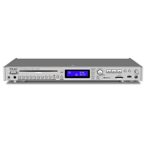 Reproductor TEAC CD-P750DAB-B - Radio FM, reproductor MP3, Bluetooth 5.1, Radio DAB+ y FM, plata