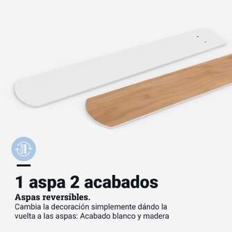 VENTILADOR TECHO U.BLUE VENTO6048R DC 122CM WIFI R