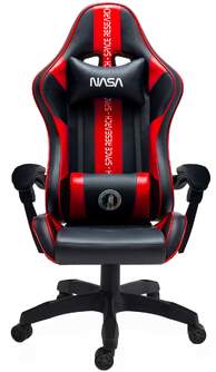SILLA GAMING NASA ATLANTIS NEGRA Y ROJO