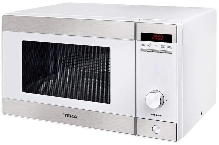 Microondas Teka MWE230G Blanco - 800W + Grill, 23 Litros, 5 Potencias, Electrónico, 8 Menús