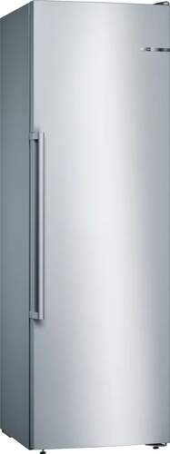 Congelador Vertical Bosch GSN36AIEP - Clase E, 186x60cm, 242 Litros, NoFrost, Inverter, Inox
