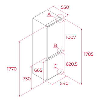FRICOM. TEKA RBF43345FI CICLICO INT