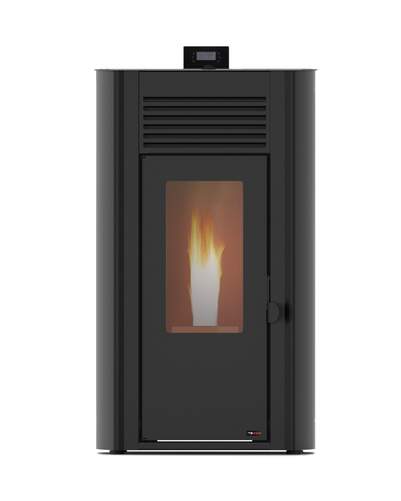 Estufa de Pellet Red Pod First Hydro 13 kW Preta Agua - 295 m3, 12 Pa, 19 L, Negro