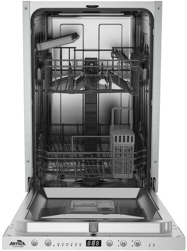 Lavavajillas Integrable Artica ALVI64500D - 47 dB, 45 cm, 10 servicios, Clase E, Inox