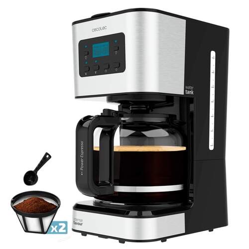 Cafetera Goteo Cecotec Coffee 66 Smart Plus - 950W, 1.5 Litros (12 Tazas), ExtemAroma, AutoClean