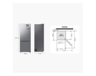 FRICOM. SAMSUNG RB53DG706AS9EF 203x75  INOX