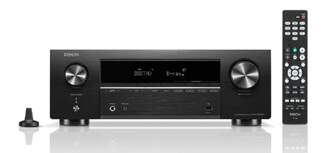 Receptor Denon AVR-X580 - Bluetooth, 5.2 canales, Radio AM/FM, Salida HDMI 8K, USB, Dolby y DTS