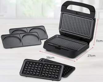 GRILL FLAMA 4981FL 1000W 26,8X14,5 3EN1 