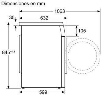 LVD. BOSCH WUU28T63ES 8K 1400R BLANCA