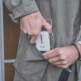 RADIO PORTATIL SANGEAN SR-32 BLANCO-GRIS FM/AM