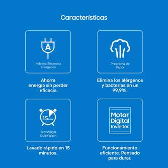 LVD. SAMSUNG WW90FG3M05TWEC 9K 1400R BCO