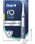 Cepillo El&eacute;ctrico Oral-B iO4 My Way Blanco - Especial Ortodoncia, 4 Modos, Sensor Presi&oacute;n