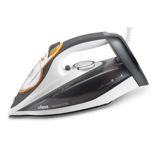 Plancha Ufesa Titanium - Suela cer&aacute;mica, 3100 W, 240 gr/min, 3 en 1