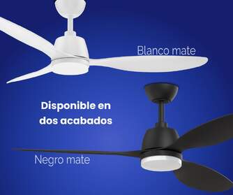 VENTILADOR TECHO ARTICA AVTECH18N NGR 18W 132 CM