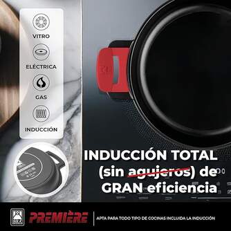 CACEROLA BRA PREMIERE ROJO BAJA 32CM