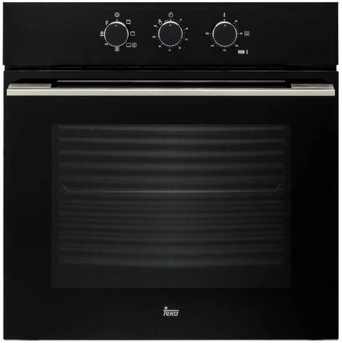 Horno Teka HSB610 Negro - 60cm, HydrocleanECO, 6 Funciones, Guía Plus-Extension, Doble Cristal