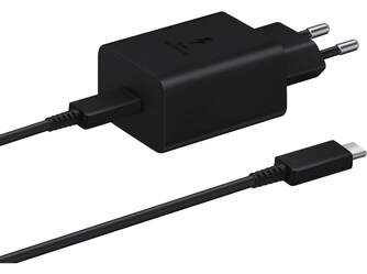 CARGADOR SAMSUNG 1XUSB C DE 15W CABLE USB C NEGRO