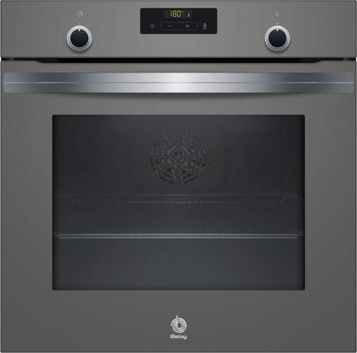 Horno Pirolítico Balay 3HA5748A2 - Clase A, 8 Funciones, Raíles Comfort, AutoChef, Hidrolítico, Gris