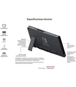 CONSOLA NINTENDO SWITCH AZ/RJ NEON 32GB V2