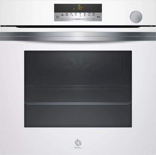 Horno Vapor Balay 3HA5378B1 - Clase A, 14 Funciones, Raíles Extraíbles, Limpieza Aqualisis, AutoChef