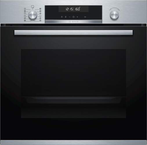 Horno Pirolítico Bosch HBG5780S0 - 71L, Clip Rails, 30 Recetas Gourmet, 10 Funciones, Inox, Clase A