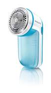 Quitapelusas Philips GC026 - Con pilas, azul, blanco