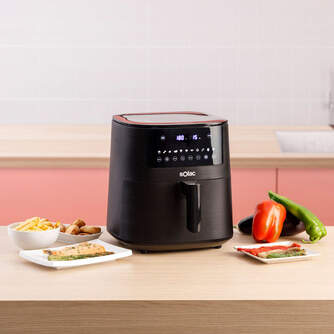 FREIDORA AIRE SOLAC FA1521 7L DIGITAL NEGRA 1650W